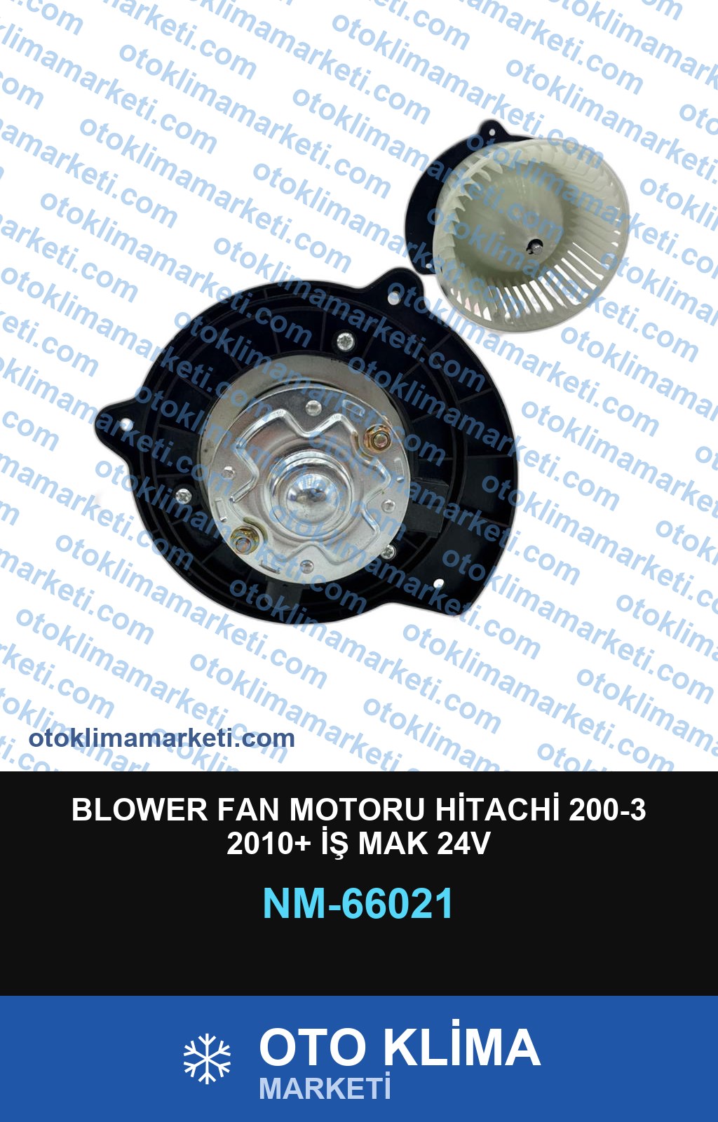 BLOWER FAN MOTORU HİTACHİ 200-3 2010+ İŞ MAK 24V