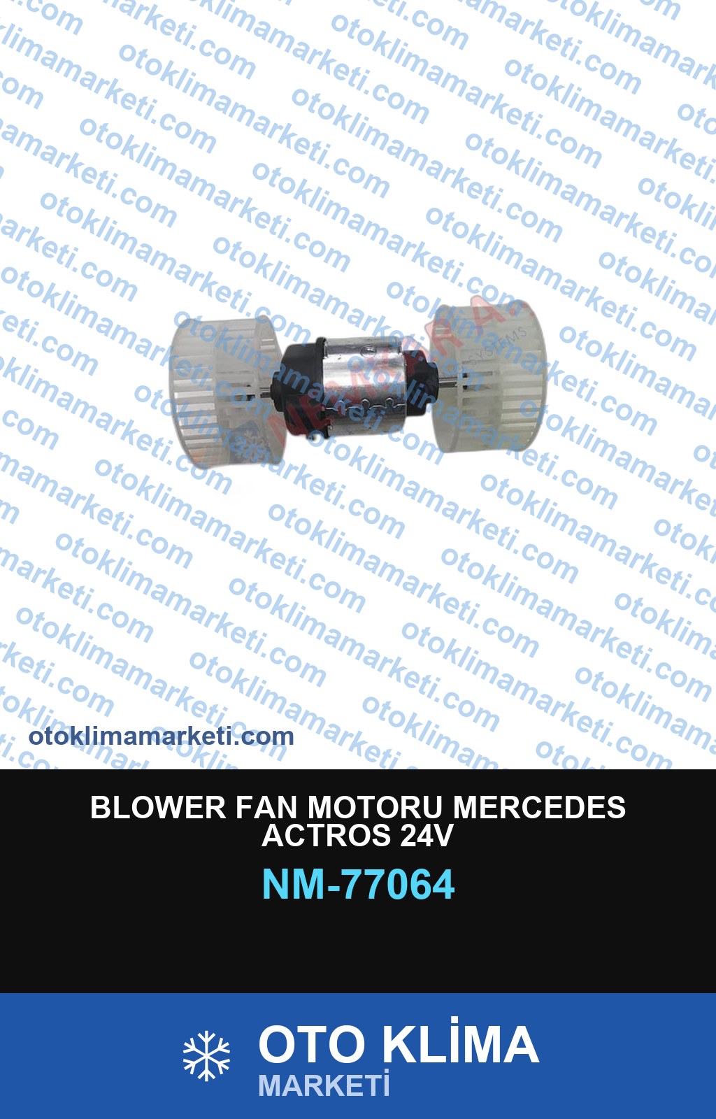 BLOWER FAN MOTORU MERCEDES ACTROS 24V