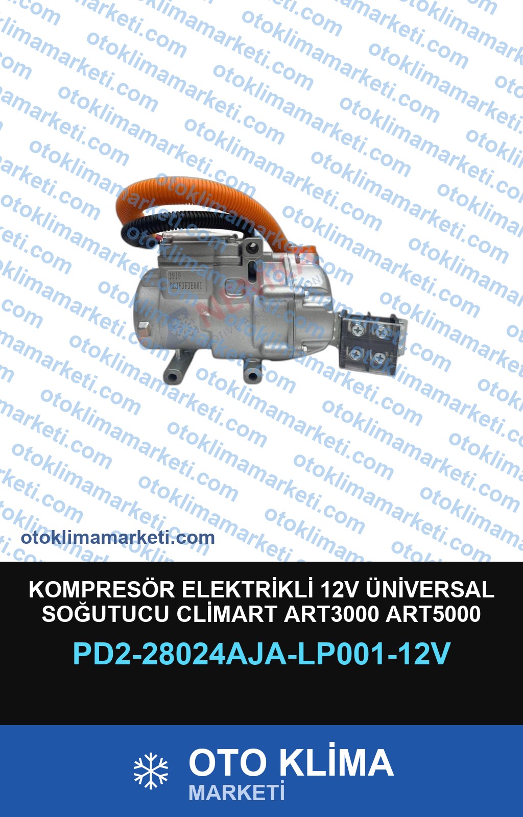 KOMPRESÖR ELEKTRİKLİ 12V ÜNİVERSAL SOĞUTUCU CLİMART ART3000 ART5000
