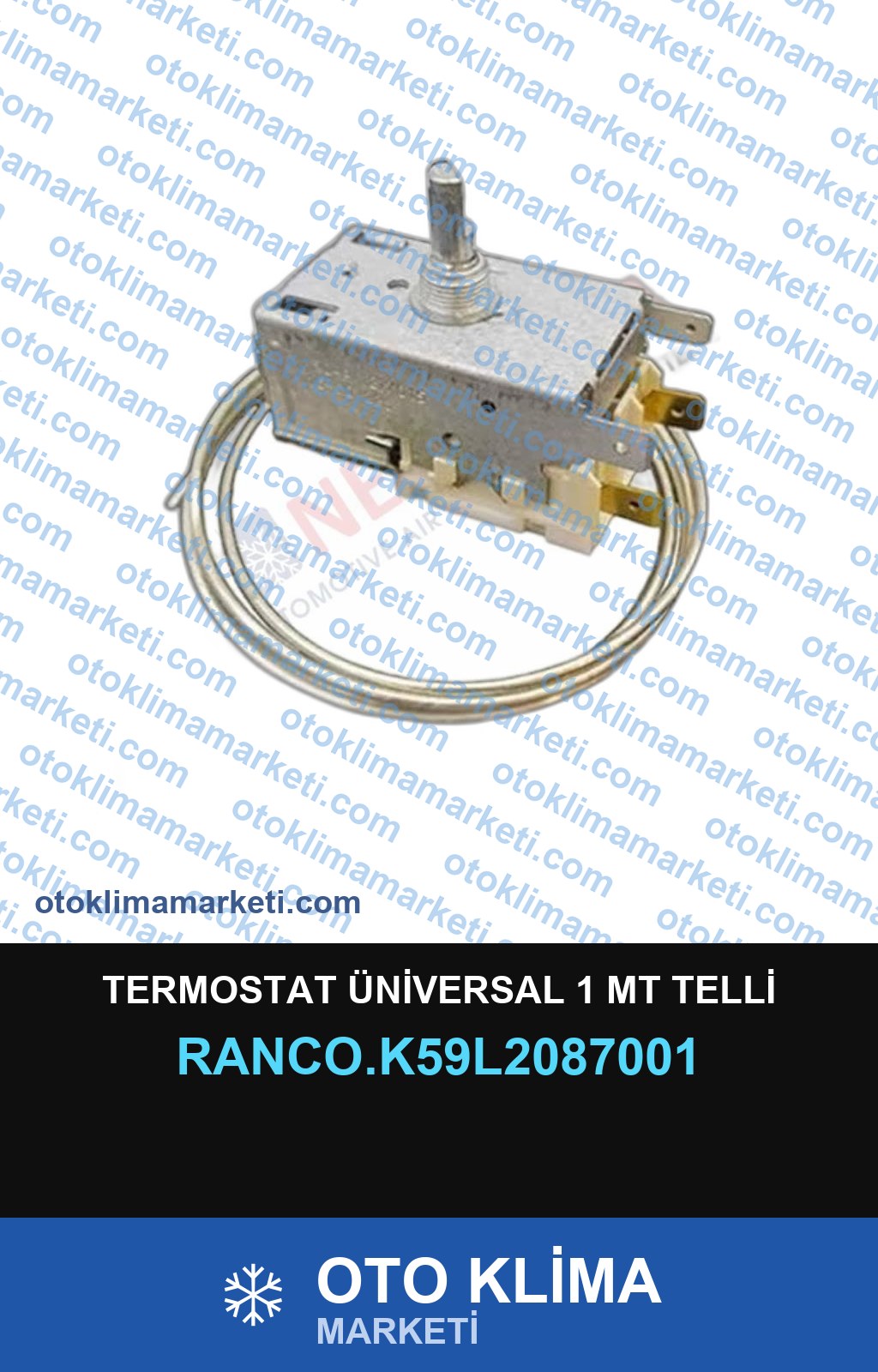 TERMOSTAT ÜNİVERSAL 1 MT TELLİ