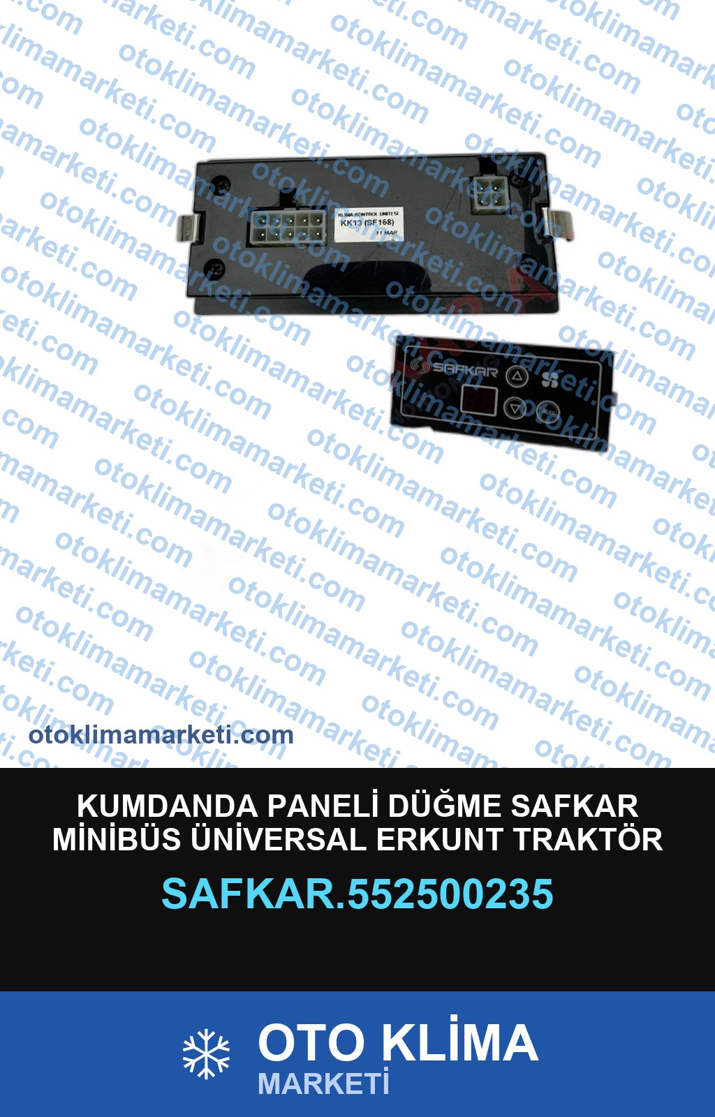 KUMDANDA PANELİ DÜĞME SAFKAR MİNİBÜS ÜNİVERSAL ERKUNT TRAKTÖR