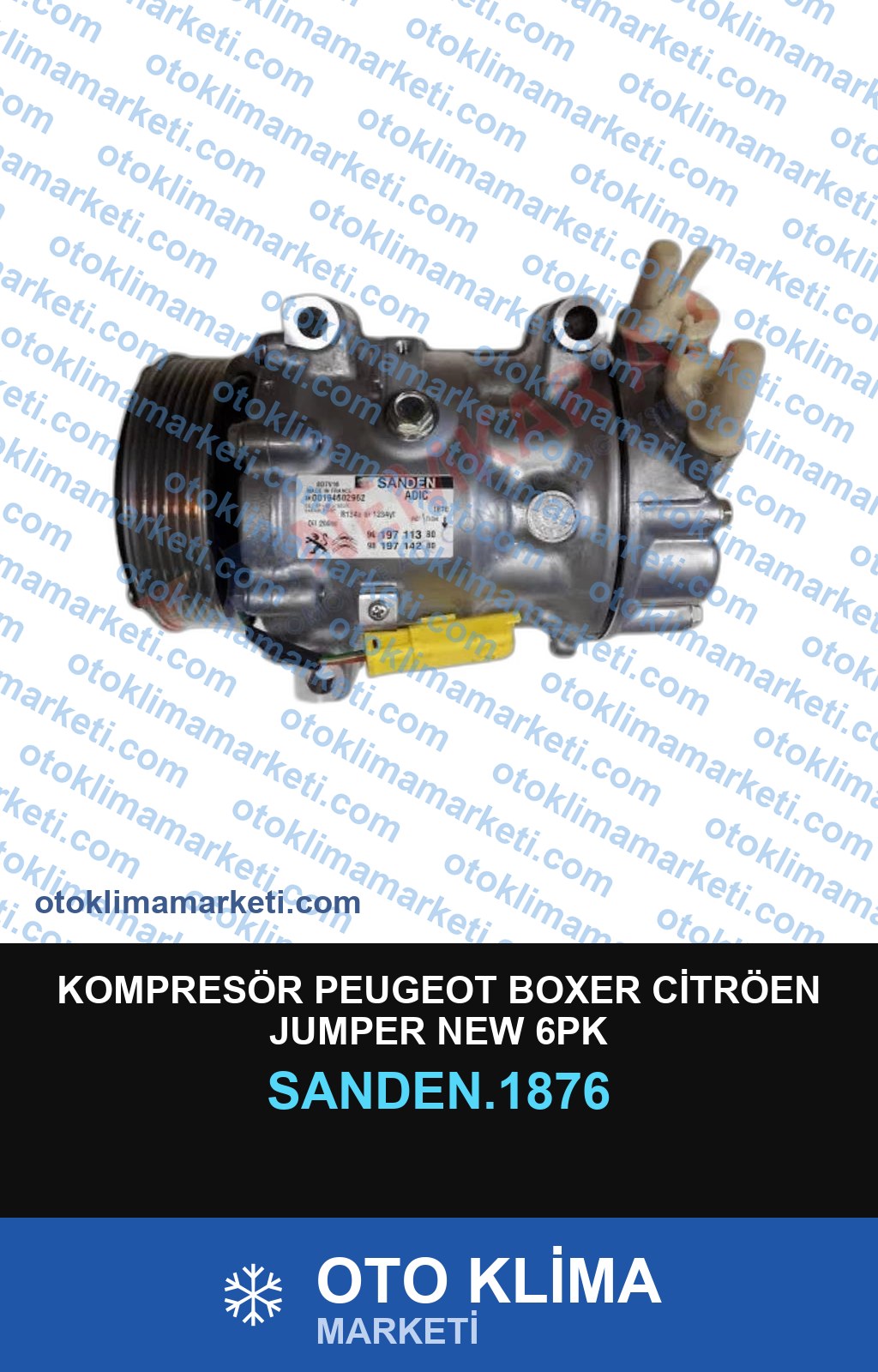 KOMPRESÖR PEUGEOT BOXER CİTRÖEN JUMPER NEW 6PK