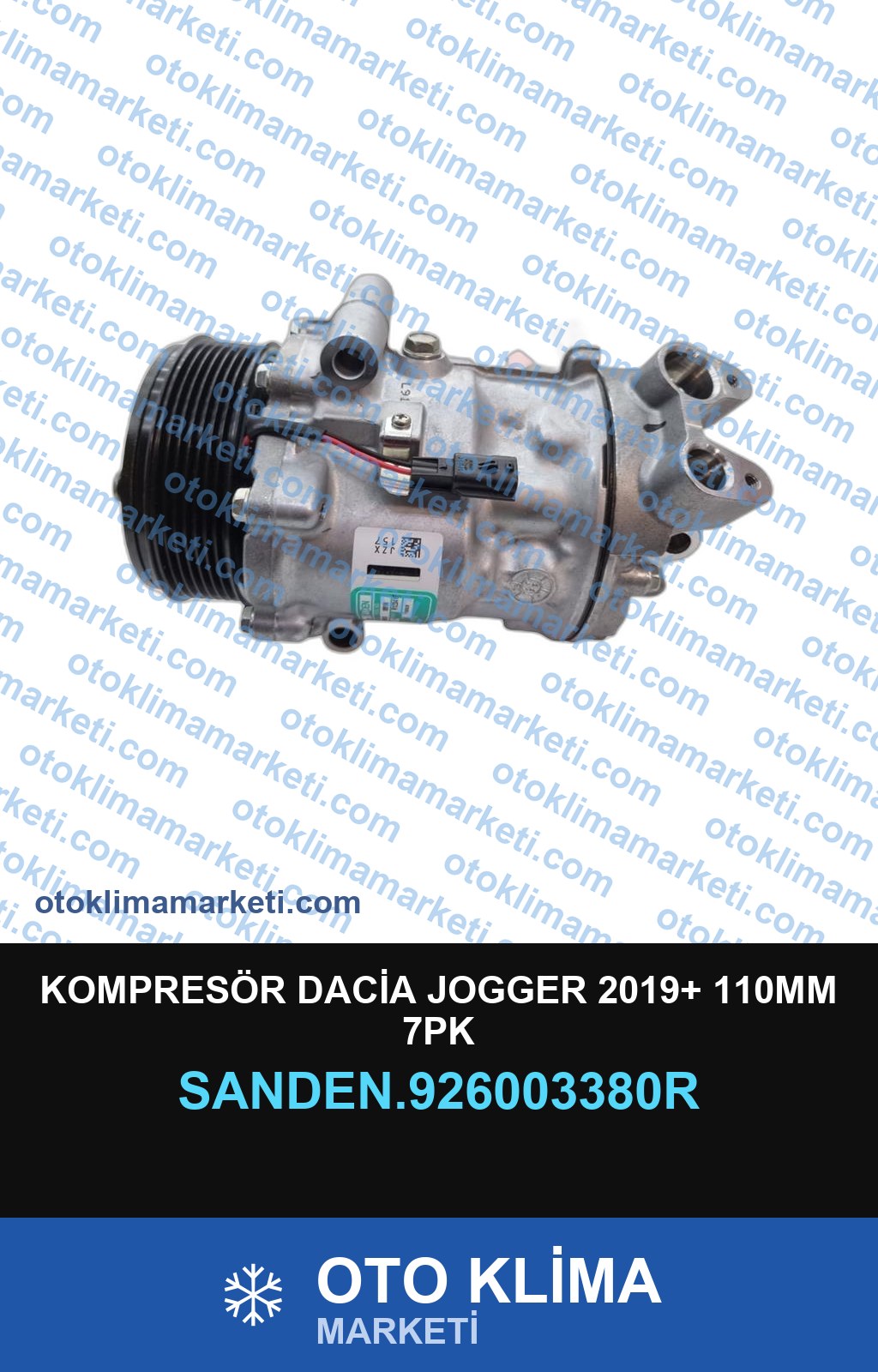 KOMPRESÖR DACİA JOGGER 2019+ 110MM 7PK