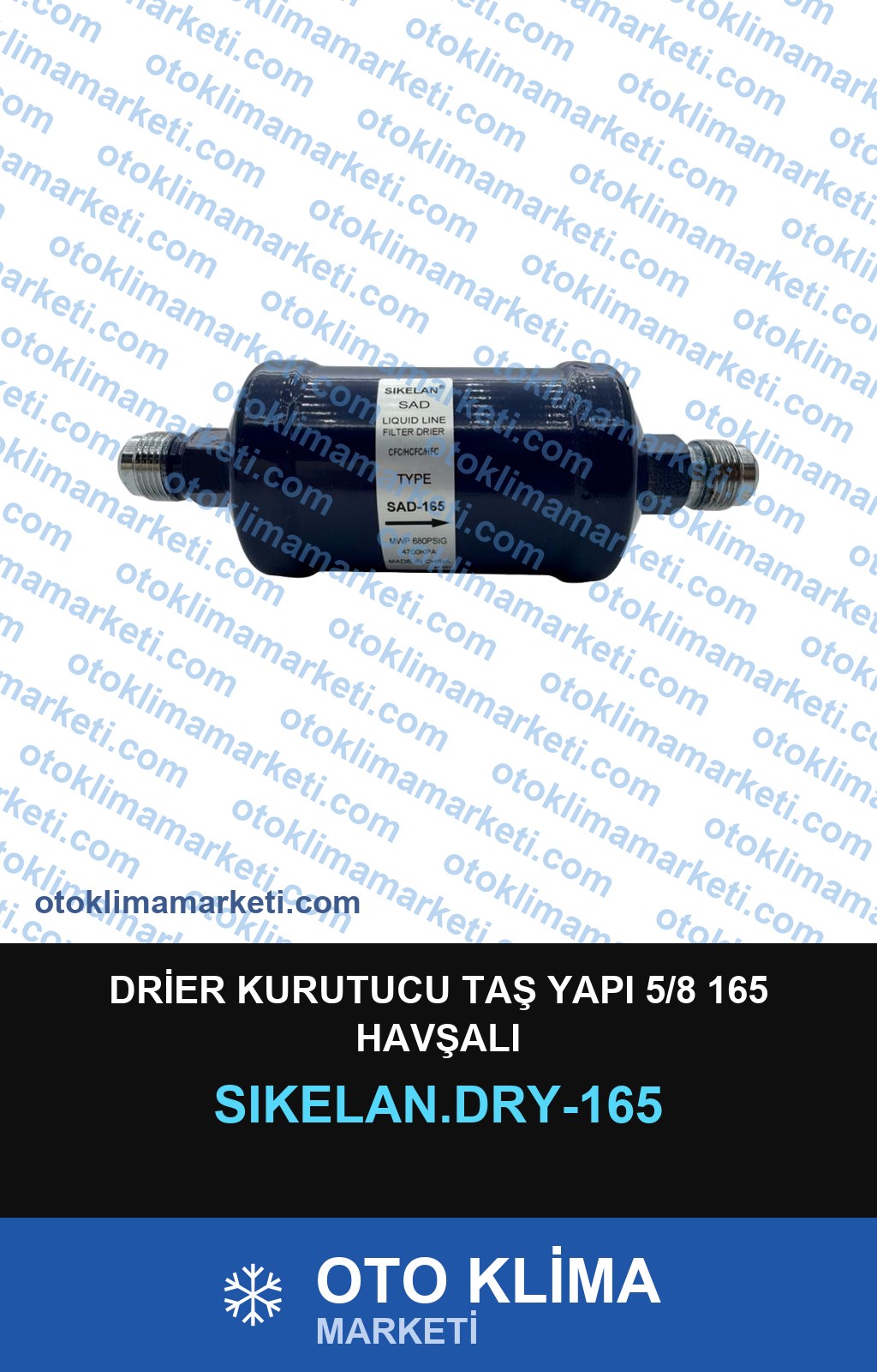 DRİER KURUTUCU TAŞ YAPI 5/8 165 HAVŞALI