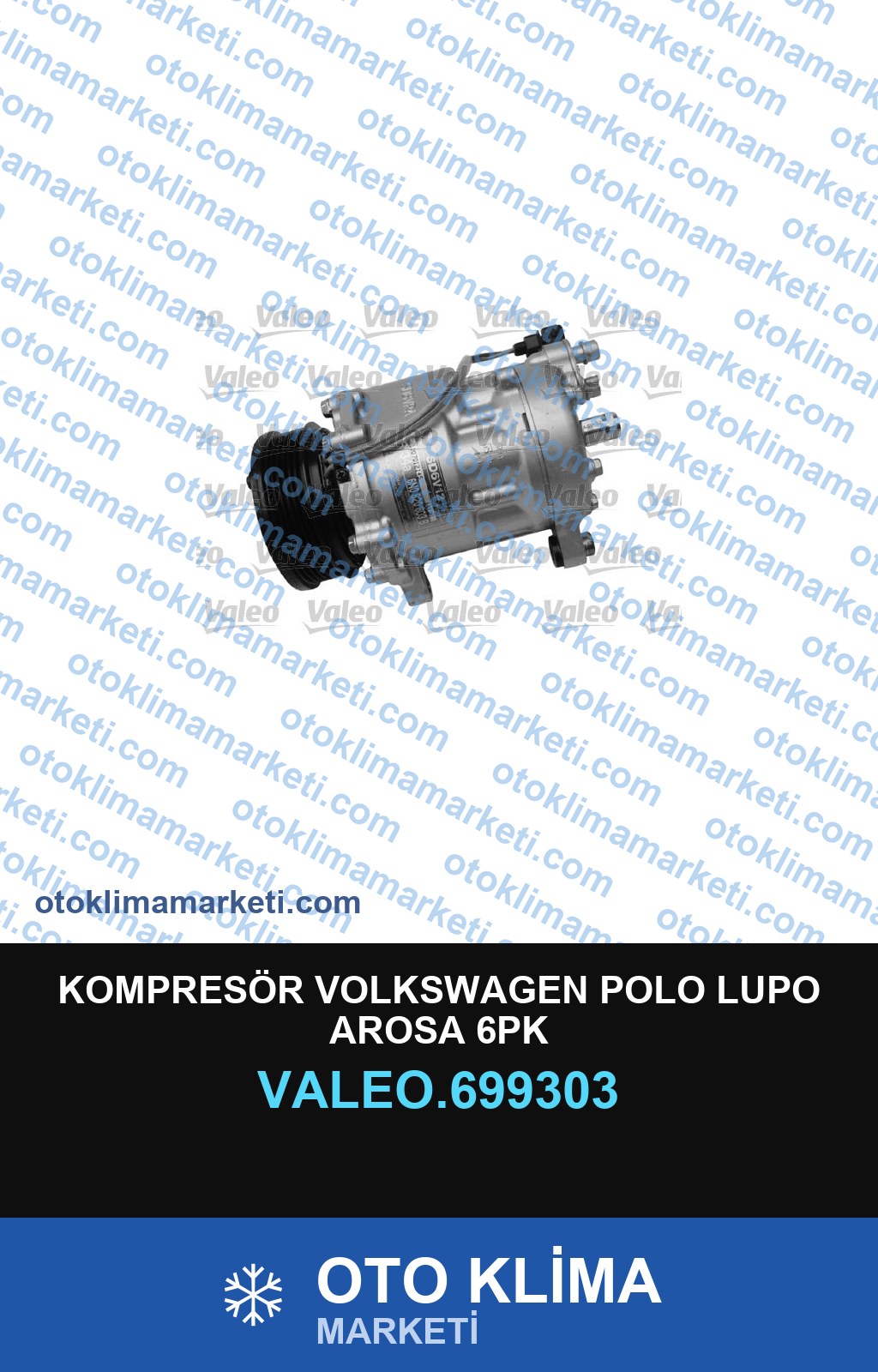 KOMPRESÖR VOLKSWAGEN POLO LUPO AROSA 6PK