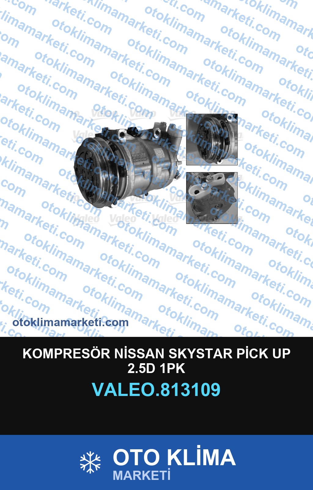KOMPRESÖR NİSSAN SKYSTAR PİCK UP 2.5D 1PK