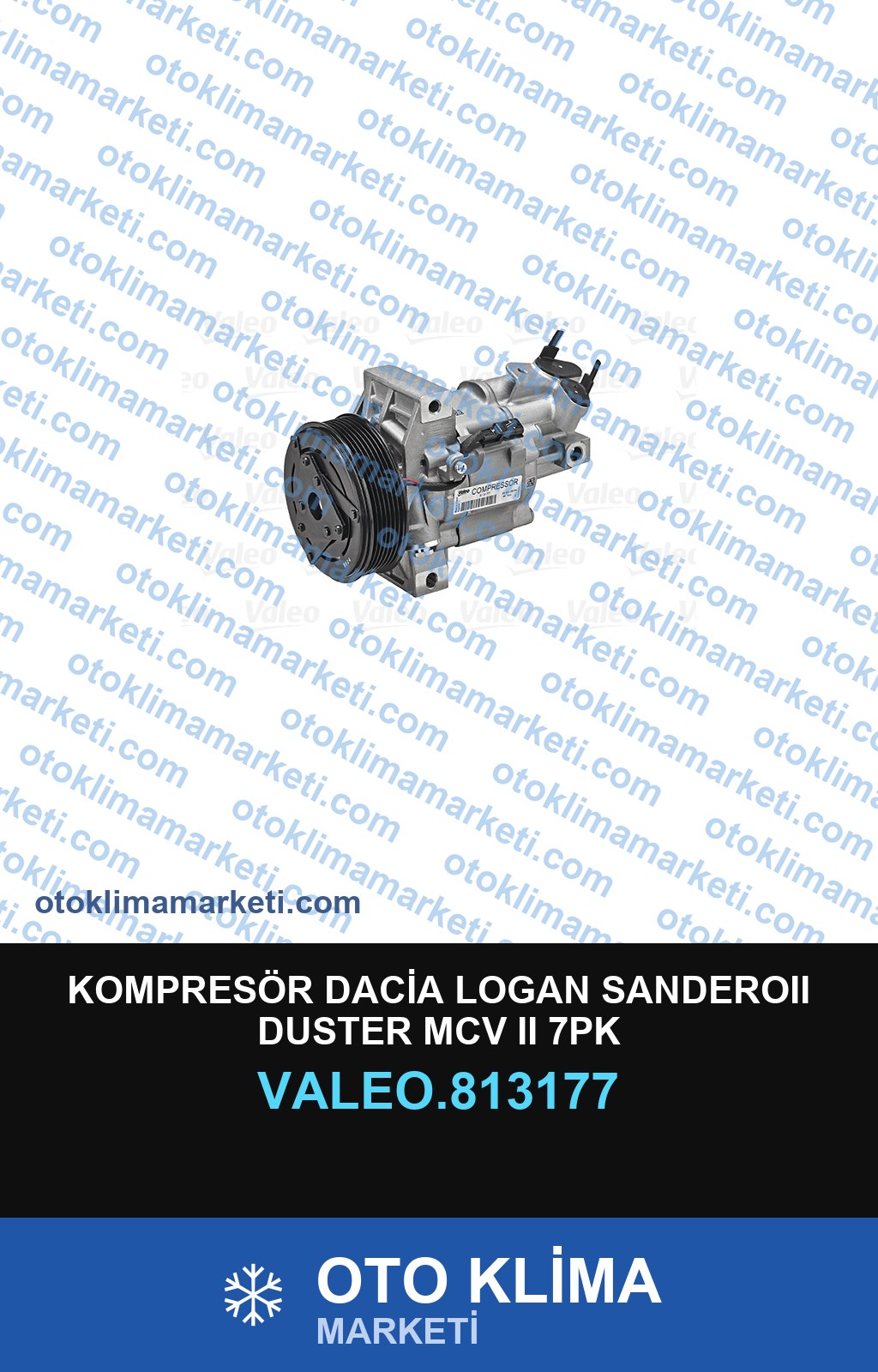 KOMPRESÖR DACİA LOGAN SANDEROII DUSTER MCV II 7PK