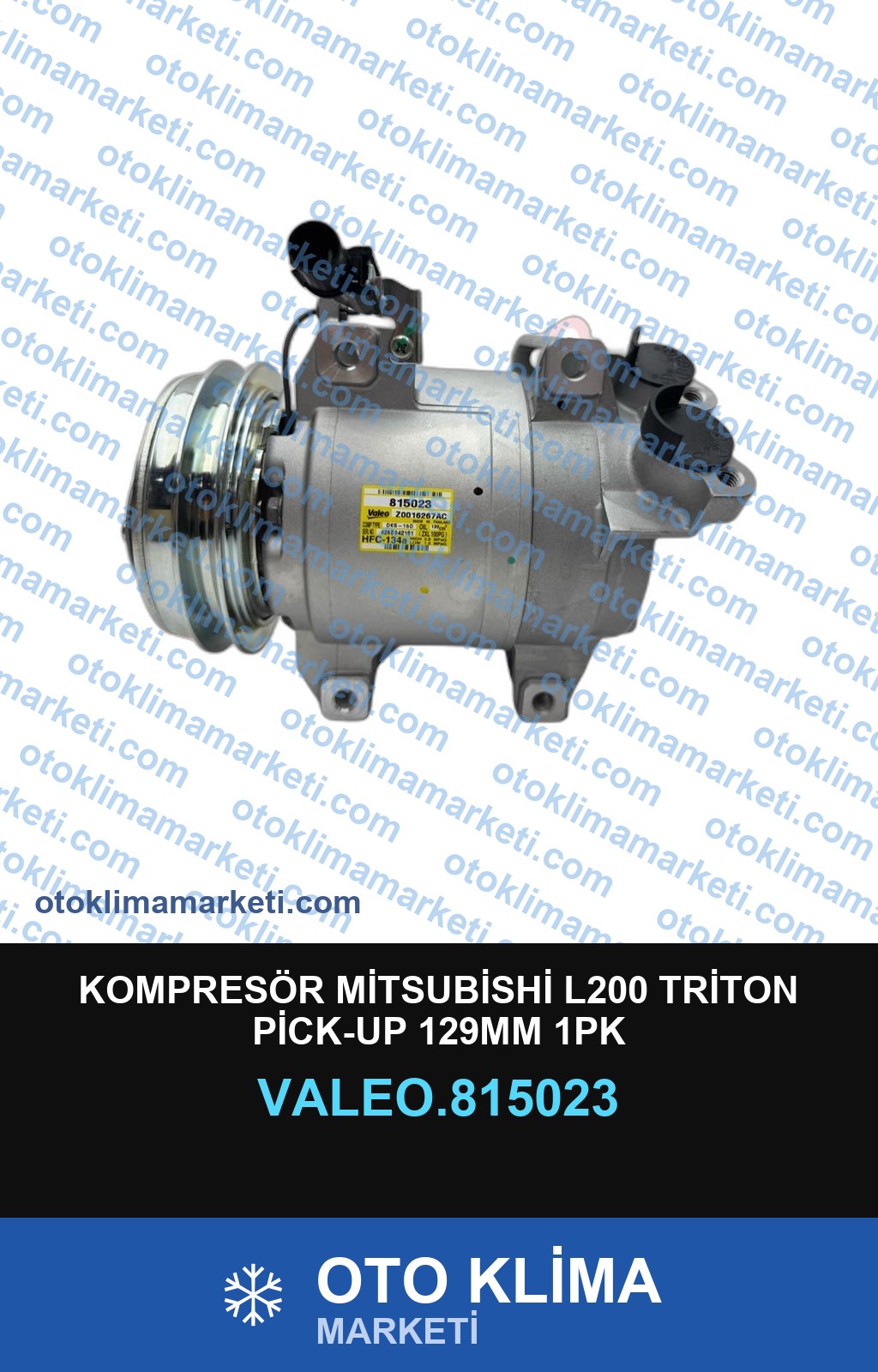 KOMPRESÖR MİTSUBİSHİ L200 TRİTON PİCK-UP 129MM 1PK