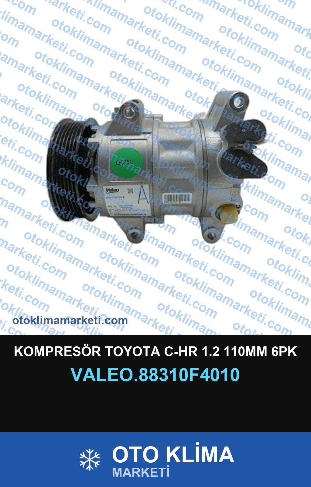 KOMPRESÖR TOYOTA C-HR 1.2 110MM 6PK