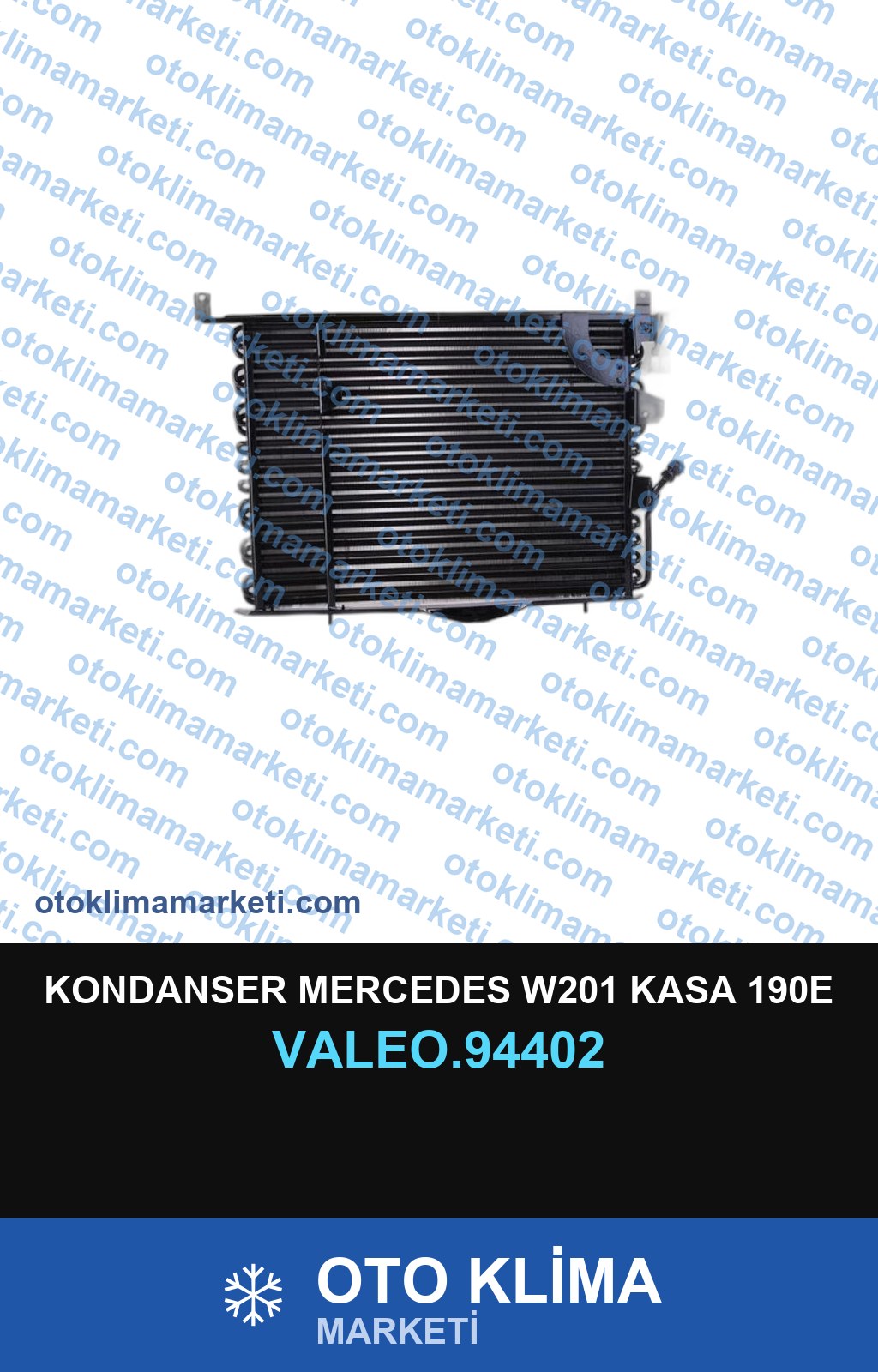 KONDANSER MERCEDES W201 KASA 190E