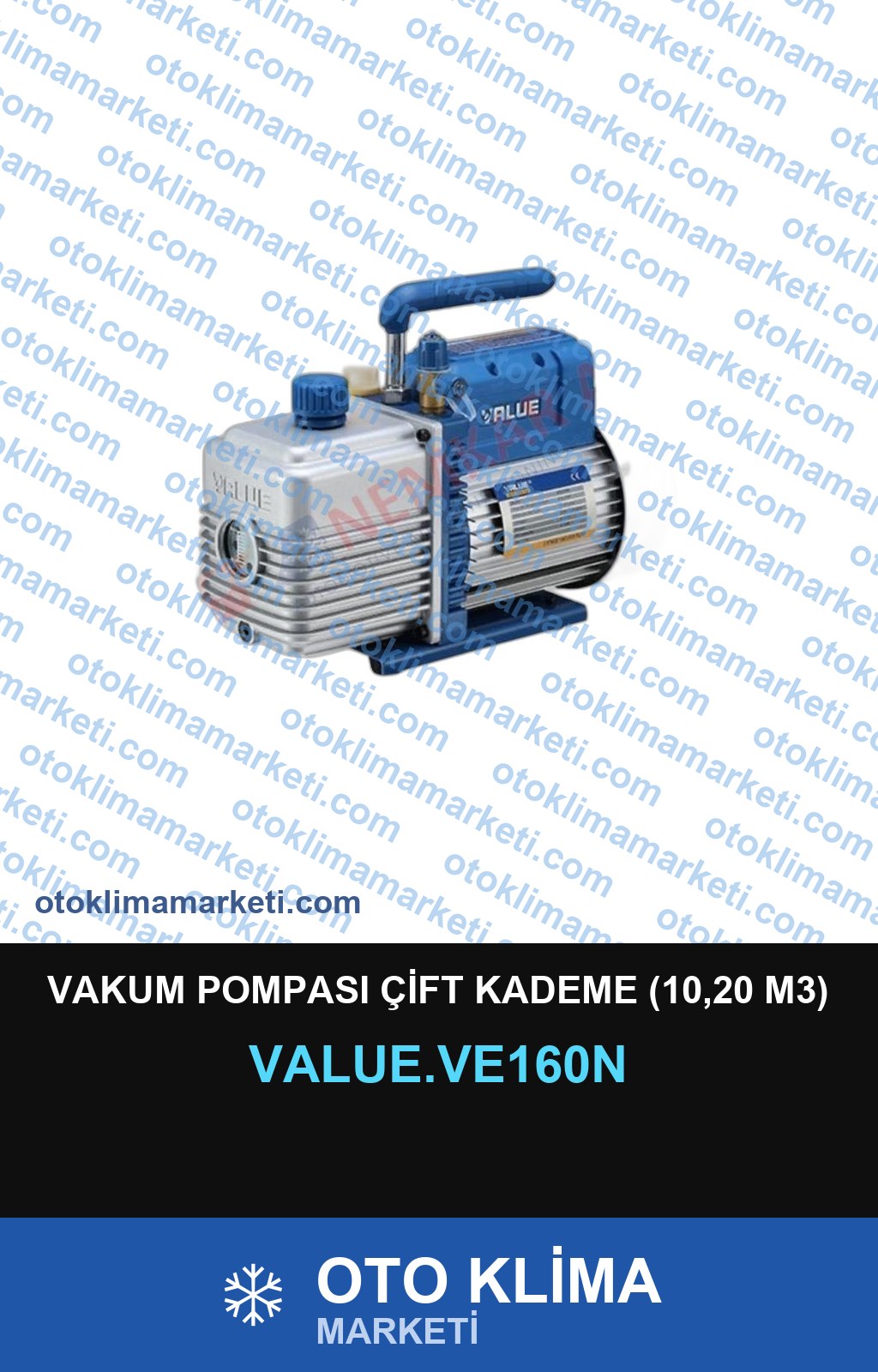 VAKUM POMPASI ÇİFT KADEME (10,20 M3)