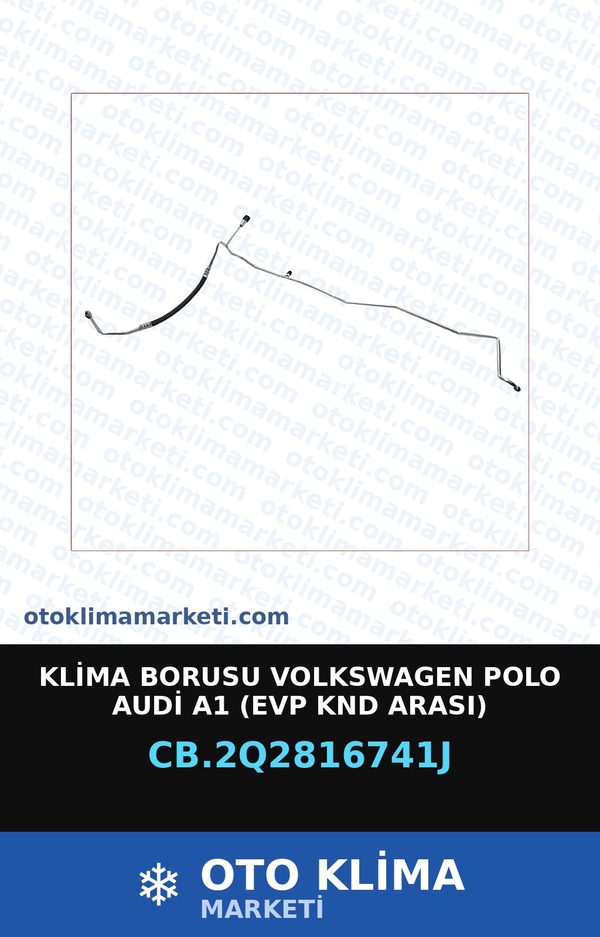 Klima Borusu Volkswagen Polo Audi A1   (Evp Knd Arası) — KLİMA BORUSU / HORTUMU