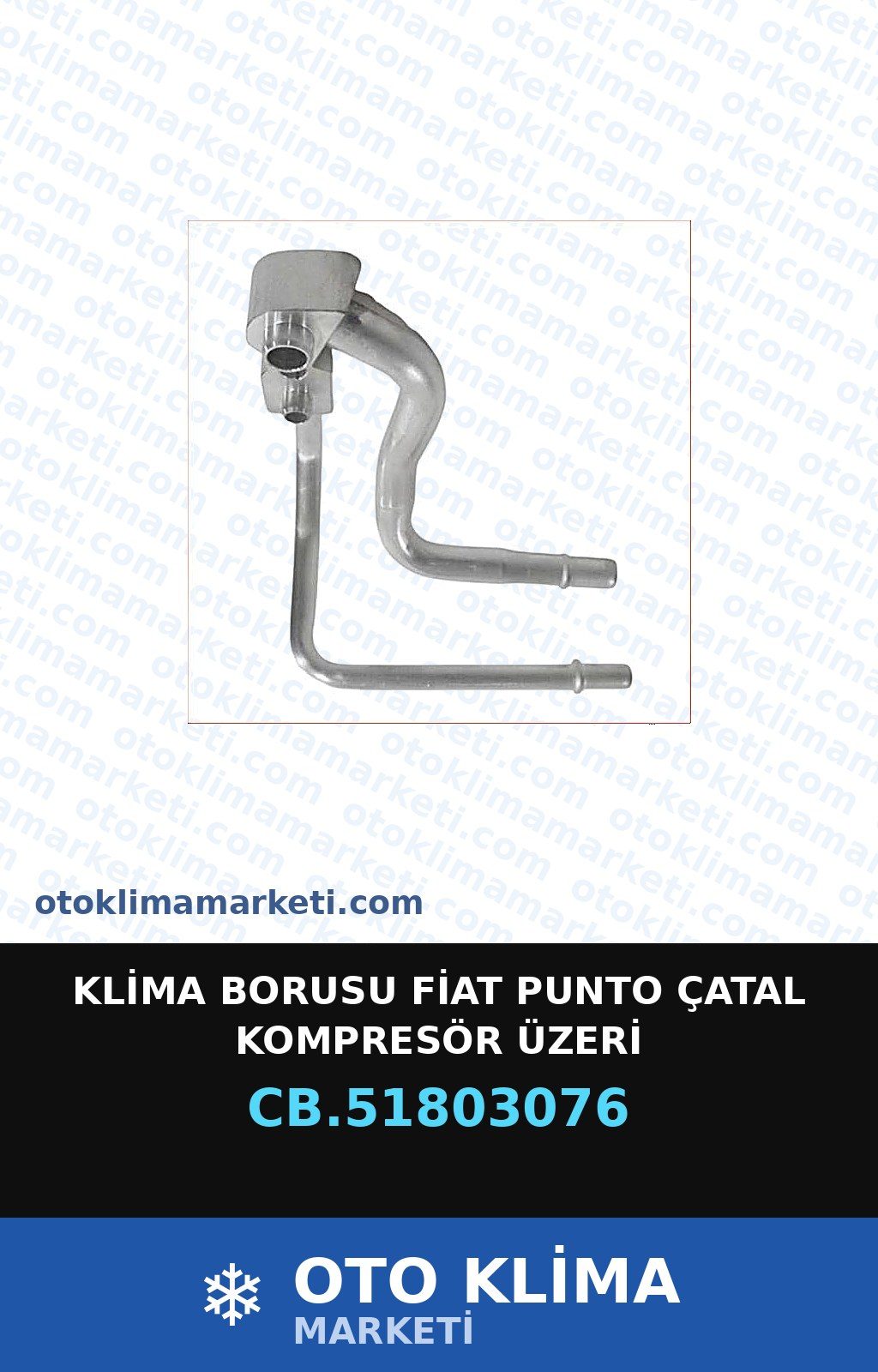 Klima Borusu Fiat Punto Çatal Kompresör Üzeri — KLİMA BORUSU / HORTUMU