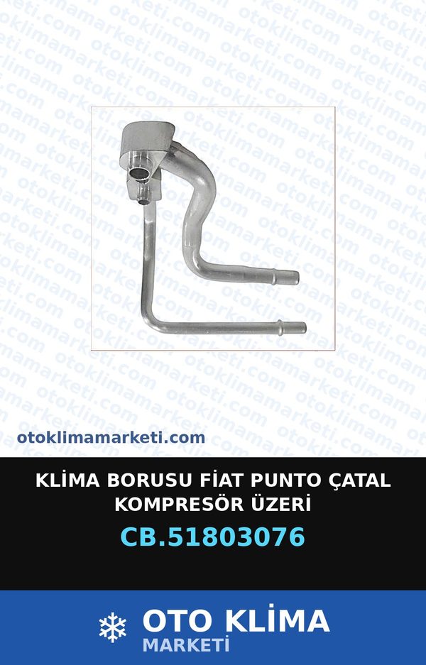 Klima Borusu Fiat Punto Çatal Kompresör Üzeri — KLİMA BORUSU / HORTUMU