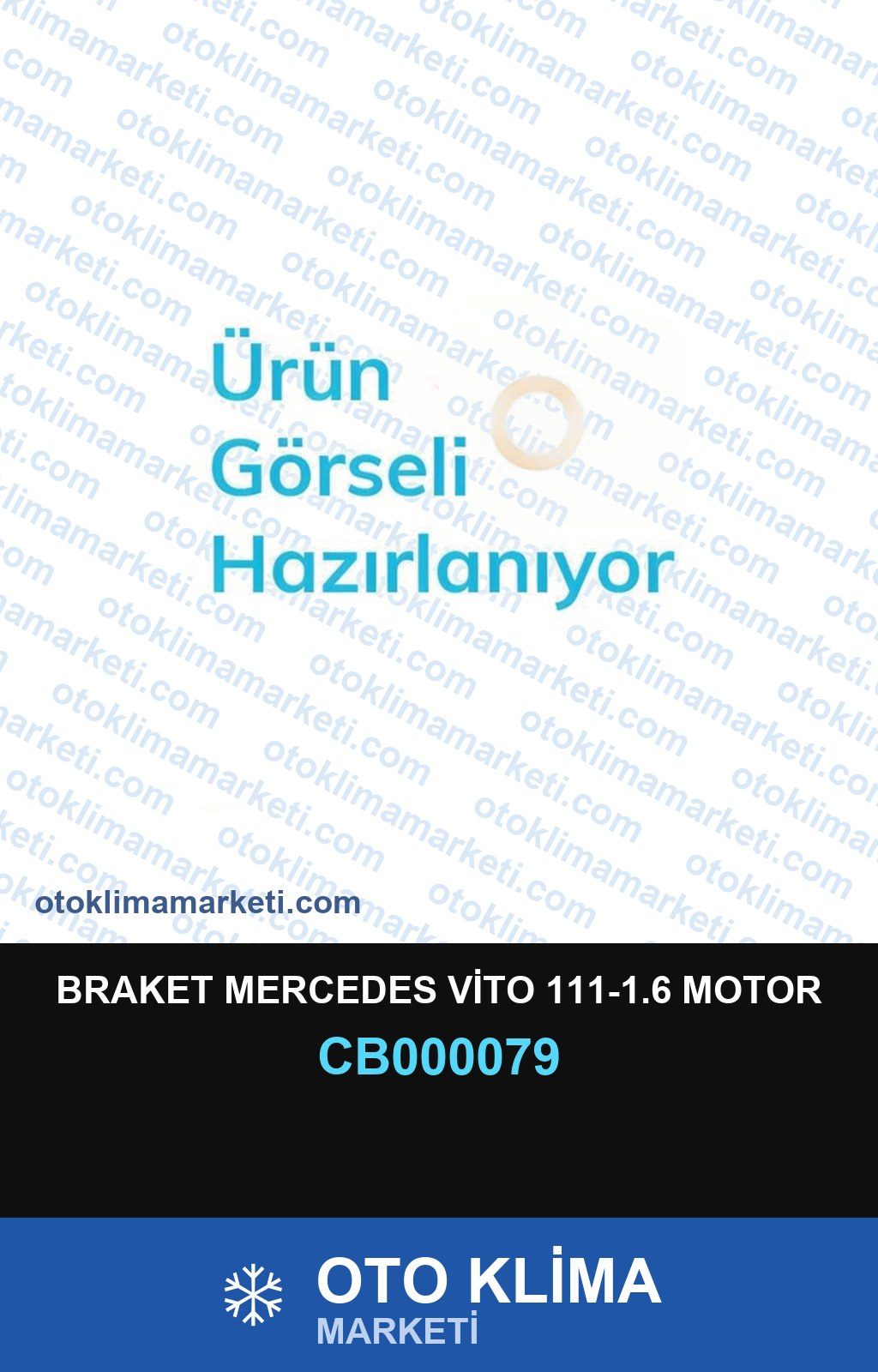 Klima Braket Mercedes Vito 111-1.6 Motor — BRAKET / BAĞLANTI EKİPMANLARI — Uyumlu: MERCEDES BENZ