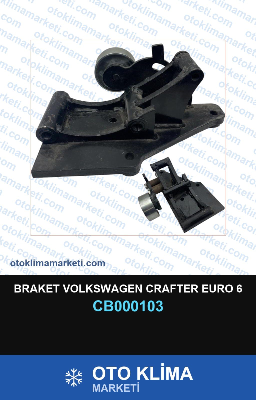 Klima Braket Volkswagen Crafter Euro 6 — BRAKET / BAĞLANTI EKİPMANLARI — Uyumlu: VOLKSWAGEN