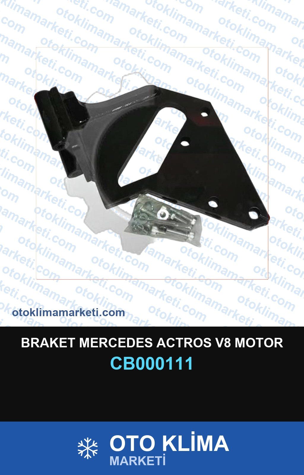 Klima Braket Mercedes Actros V8 Motor — BRAKET / BAĞLANTI EKİPMANLARI — Uyumlu: MERCEDES BENZ