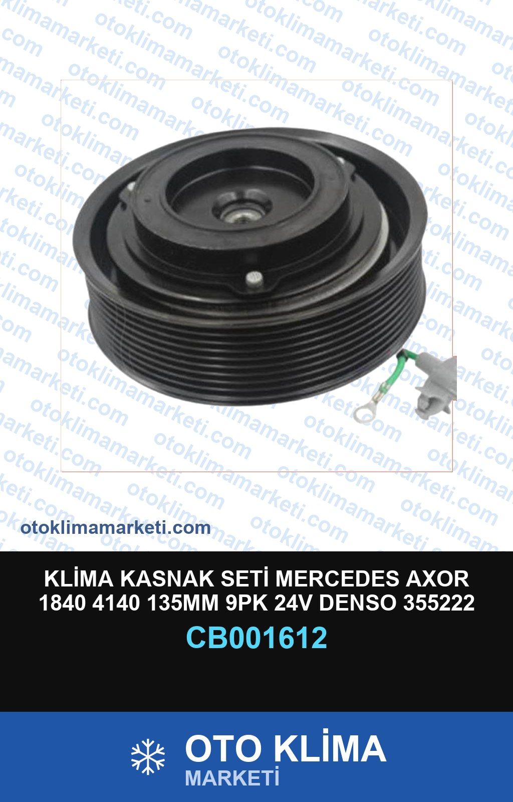 Klima Kasnak Seti Mercedes Axor 1840 4140 135MM | Oto Klima Marketi
