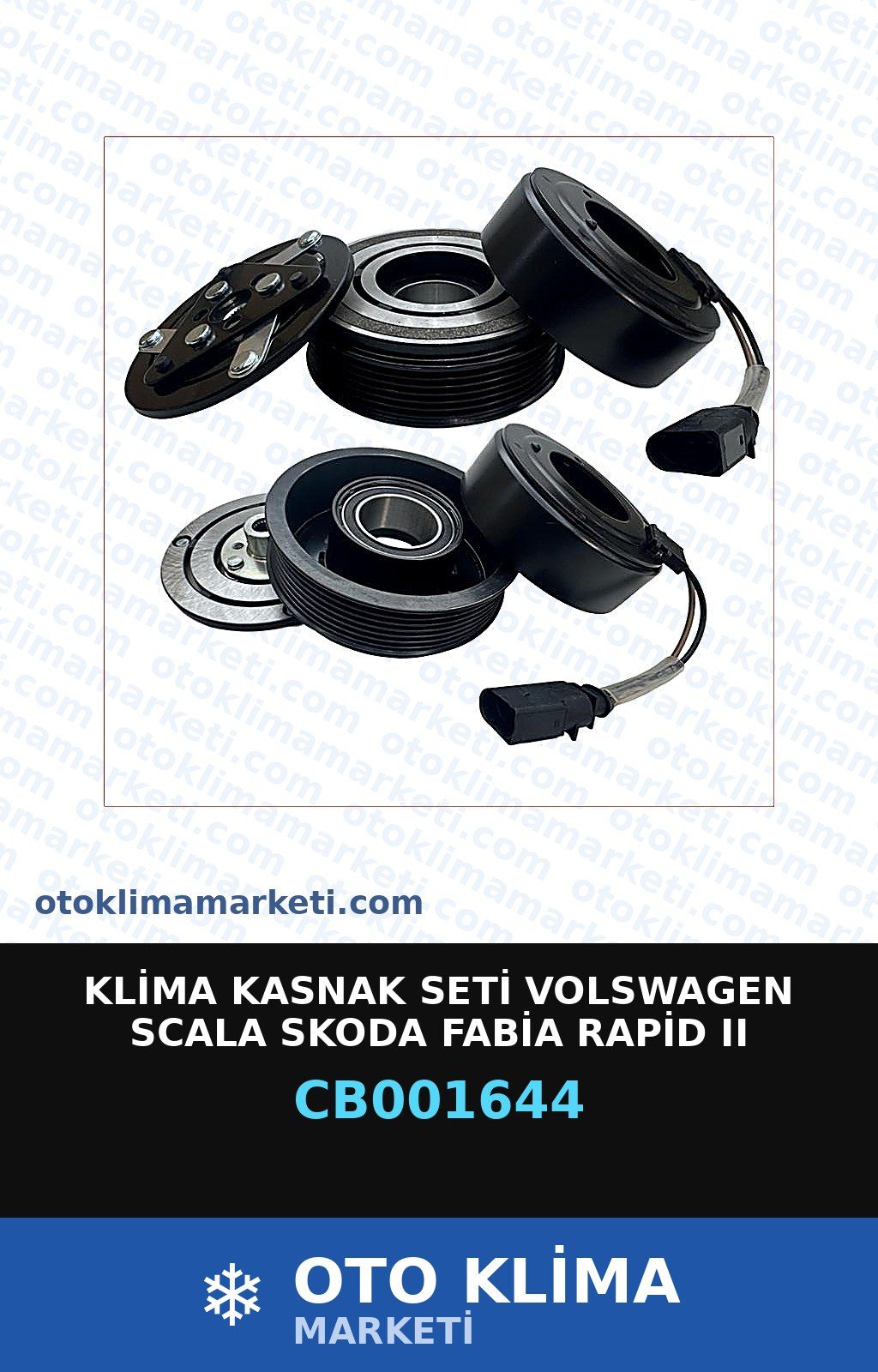Klima Kasnak Seti Volswagen Scala Skoda Fabia Rapid II (2)   Roomstar 110MM 6PK — KASNAK SETİ
