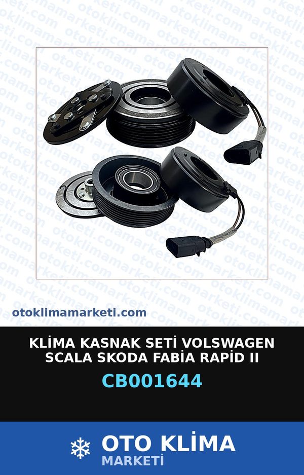 Klima Kasnak Seti Volswagen Scala Skoda Fabia Rapid II (2)   Roomstar 110MM 6PK — KASNAK SETİ
