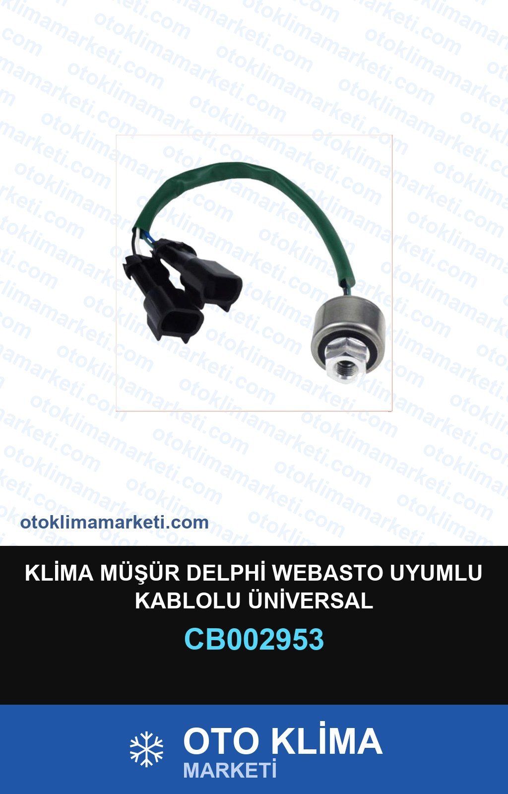 Klima Müşürü Delphi Webasto Uyumlu Kablolu Üniversal — MÜŞÜRLER — Uyumlu: ÜNİVERSAL