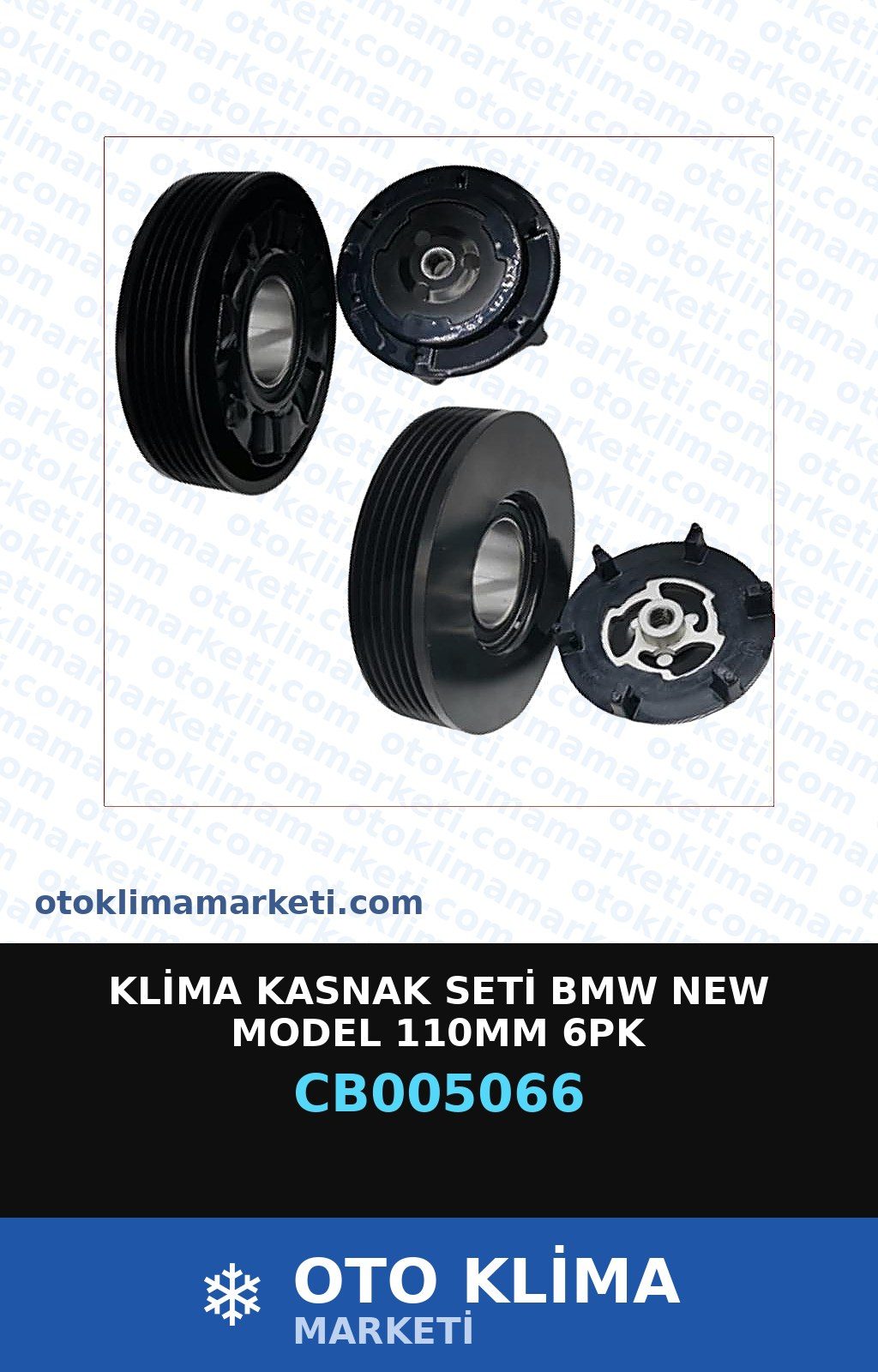 Klima Kasnak Seti BMW New Model 110MM 6PK — KASNAK SETİ
