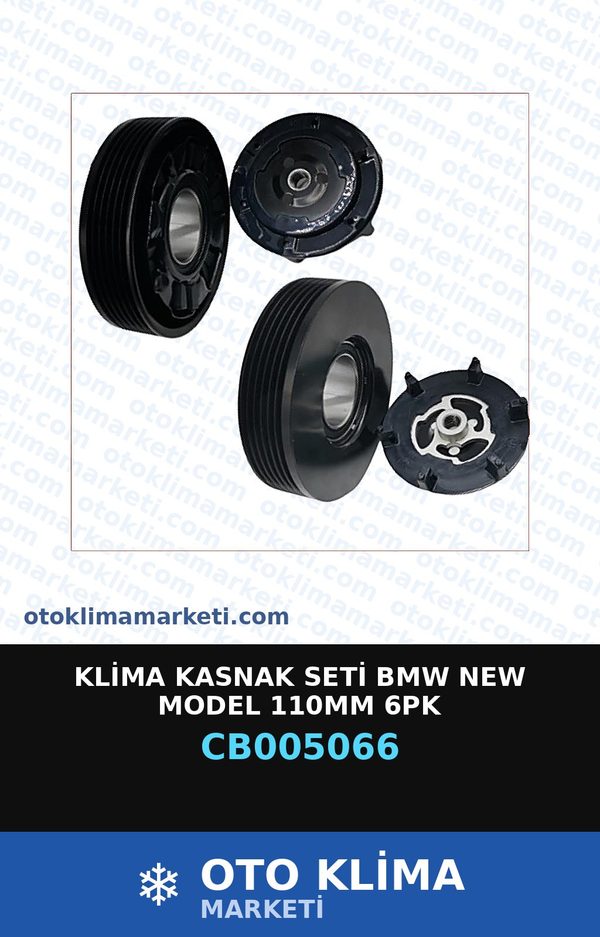 Klima Kasnak Seti BMW New Model 110MM 6PK — KASNAK SETİ