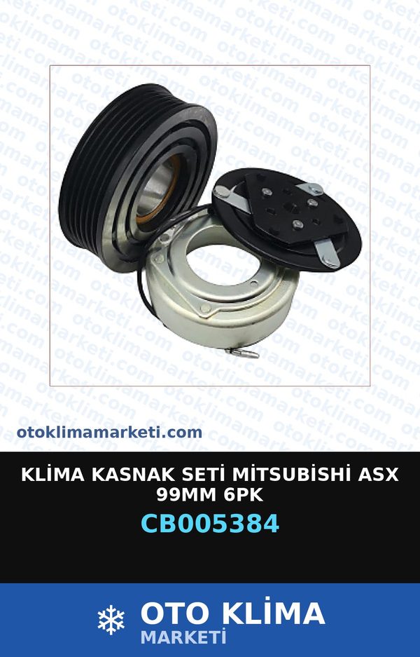 Klima Kasnak Seti Mitsubishi Asx 99MM 6PK — KASNAK SETİ