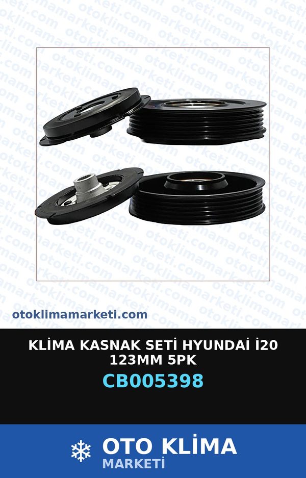 Klima Kasnak Seti Hyundai İ20 123MM 5PK — KASNAK SETİ