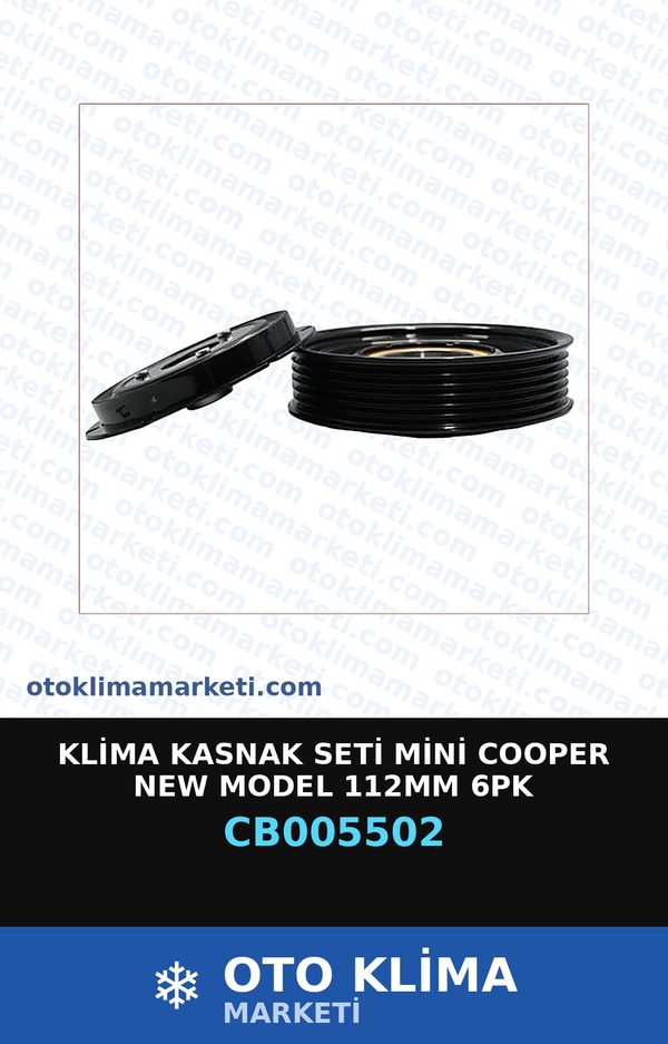 Klima Kasnak Seti Mini Cooper New Model 112MM 6PK — KASNAK SETİ