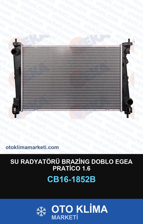 Su Radyatörü Brazing Doblo Egea Pratico 1.6 — SU RADYATÖRÜ — VEKA marka