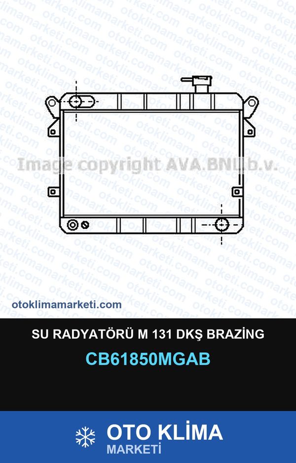 Su Radyatörü M 131 Dkş Brazing — SU RADYATÖRÜ — MGA marka