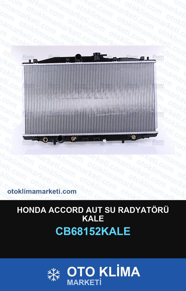 Honda Accord Aut Su Radyatörü Kale — SU RADYATÖRÜ — KALE marka — Uyumlu: HONDA