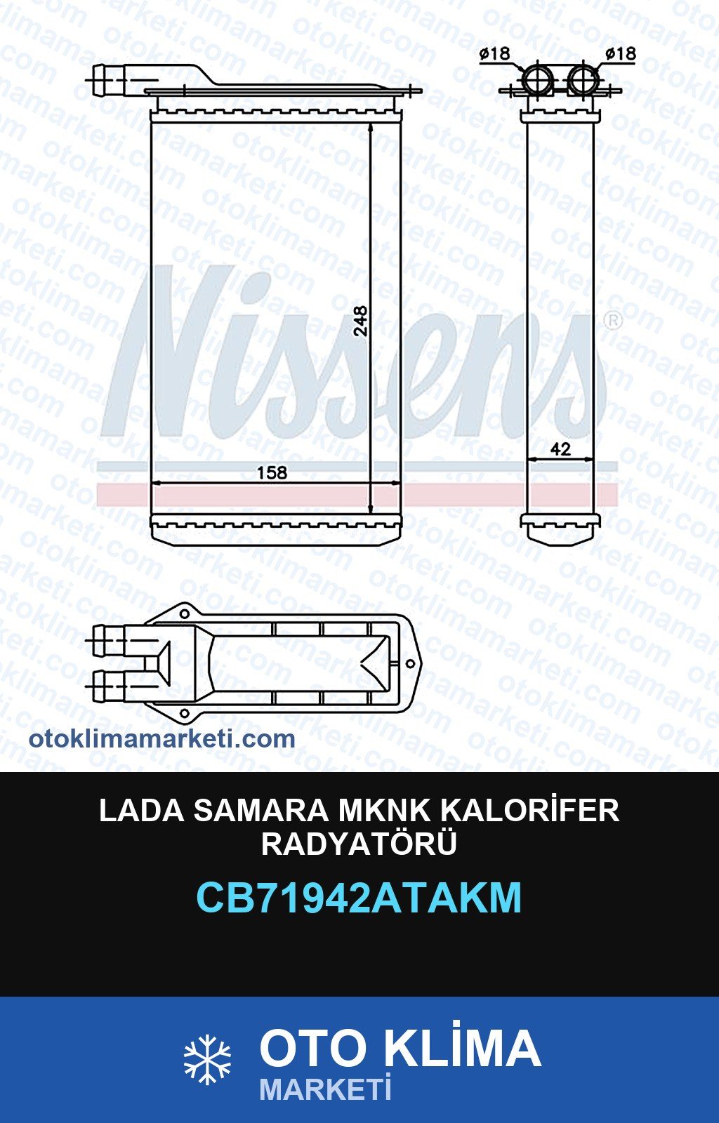 Lada Samara Mknk Kalorifer Radyatörü — KALORİFER PETEĞİ — VEKA marka