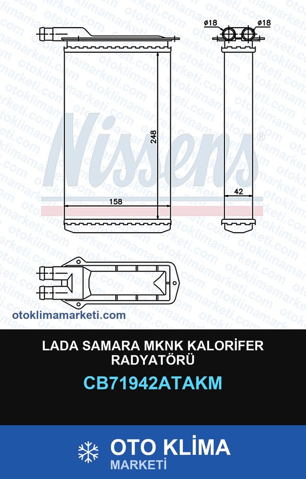 Lada Samara Mknk Kalorifer Radyatörü — KALORİFER PETEĞİ — VEKA marka