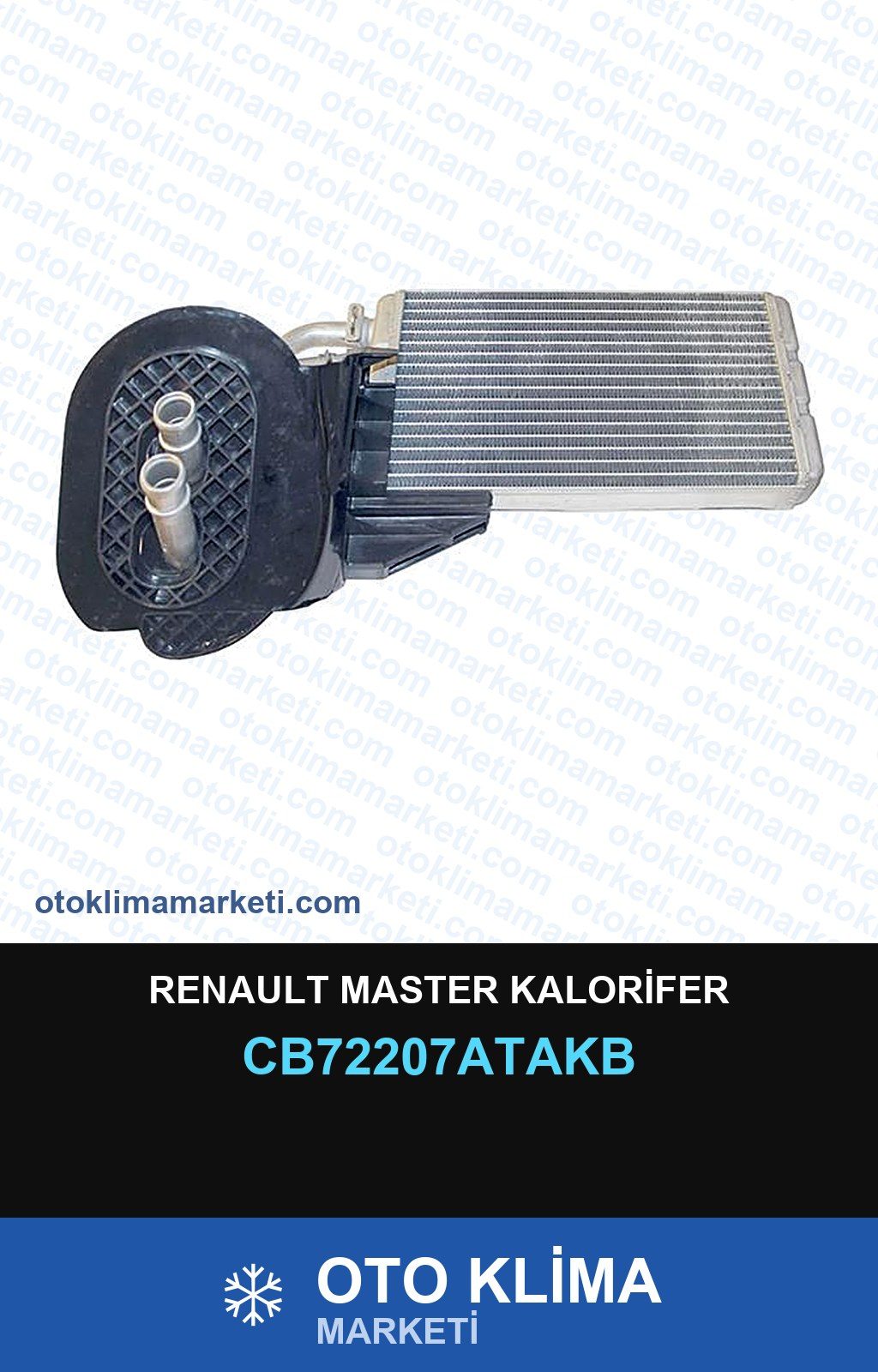 Renault Master Kalorifer — KALORİFER PETEĞİ — VEKA marka — Uyumlu: RENAULT