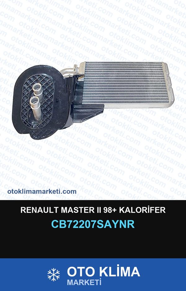 Renault Master II (2) 98+ Kalorifer — KALORİFER PETEĞİ — UNICORE marka — Uyumlu: RENAULT
