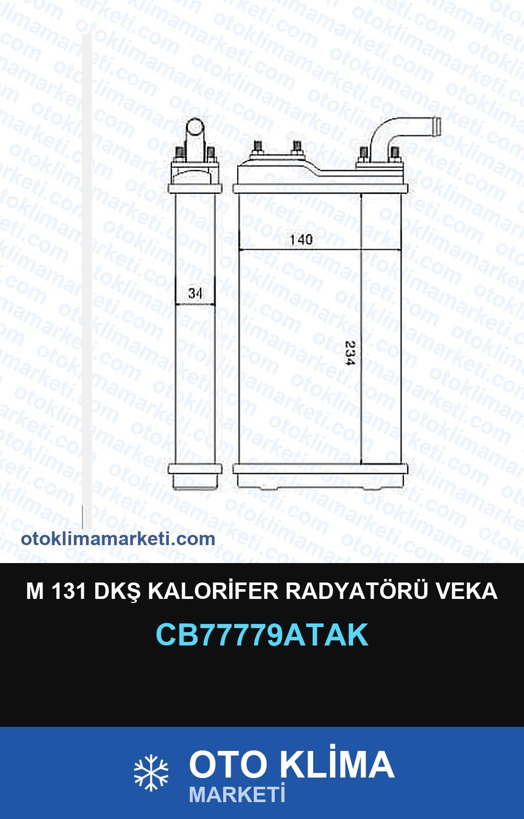 M 131 Dkş Kalorifer Radyatörü Veka — KALORİFER PETEĞİ — VEKA marka