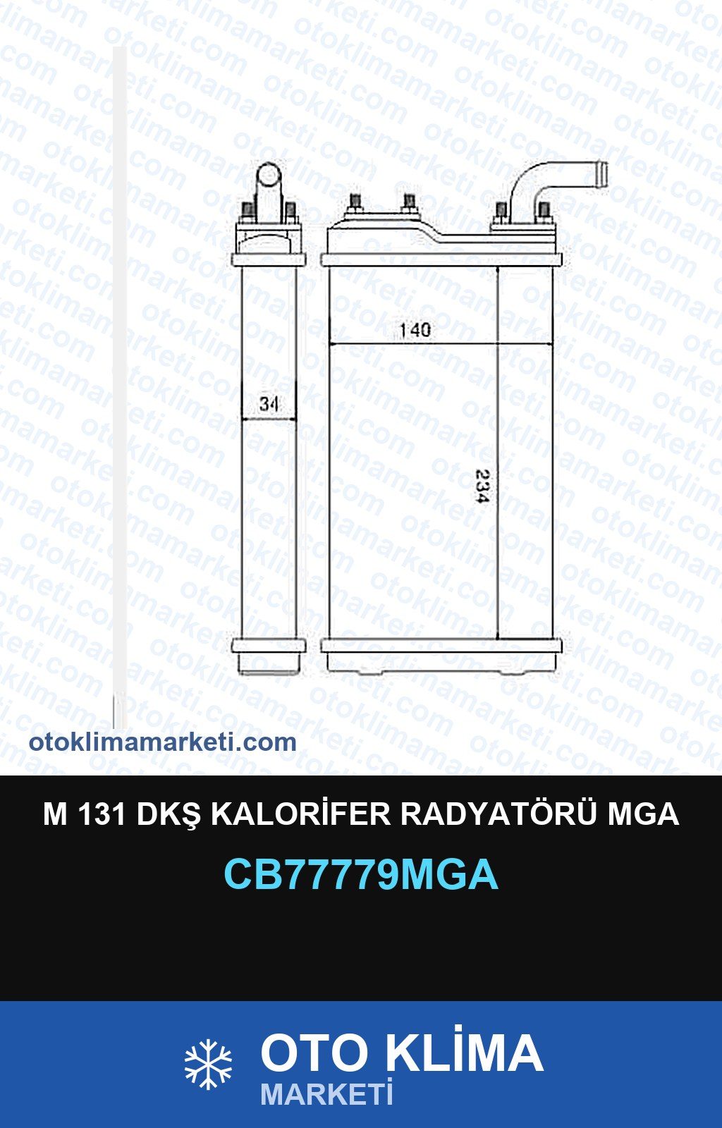 M 131 Dkş Kalorifer Radyatörü Mga — KALORİFER PETEĞİ — MGA marka