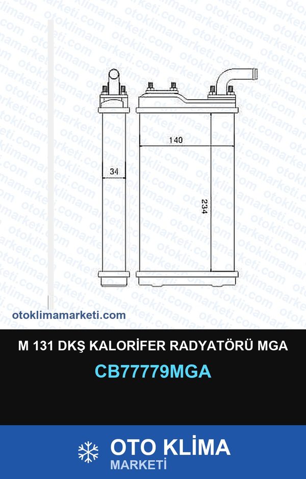 M 131 Dkş Kalorifer Radyatörü Mga — KALORİFER PETEĞİ — MGA marka