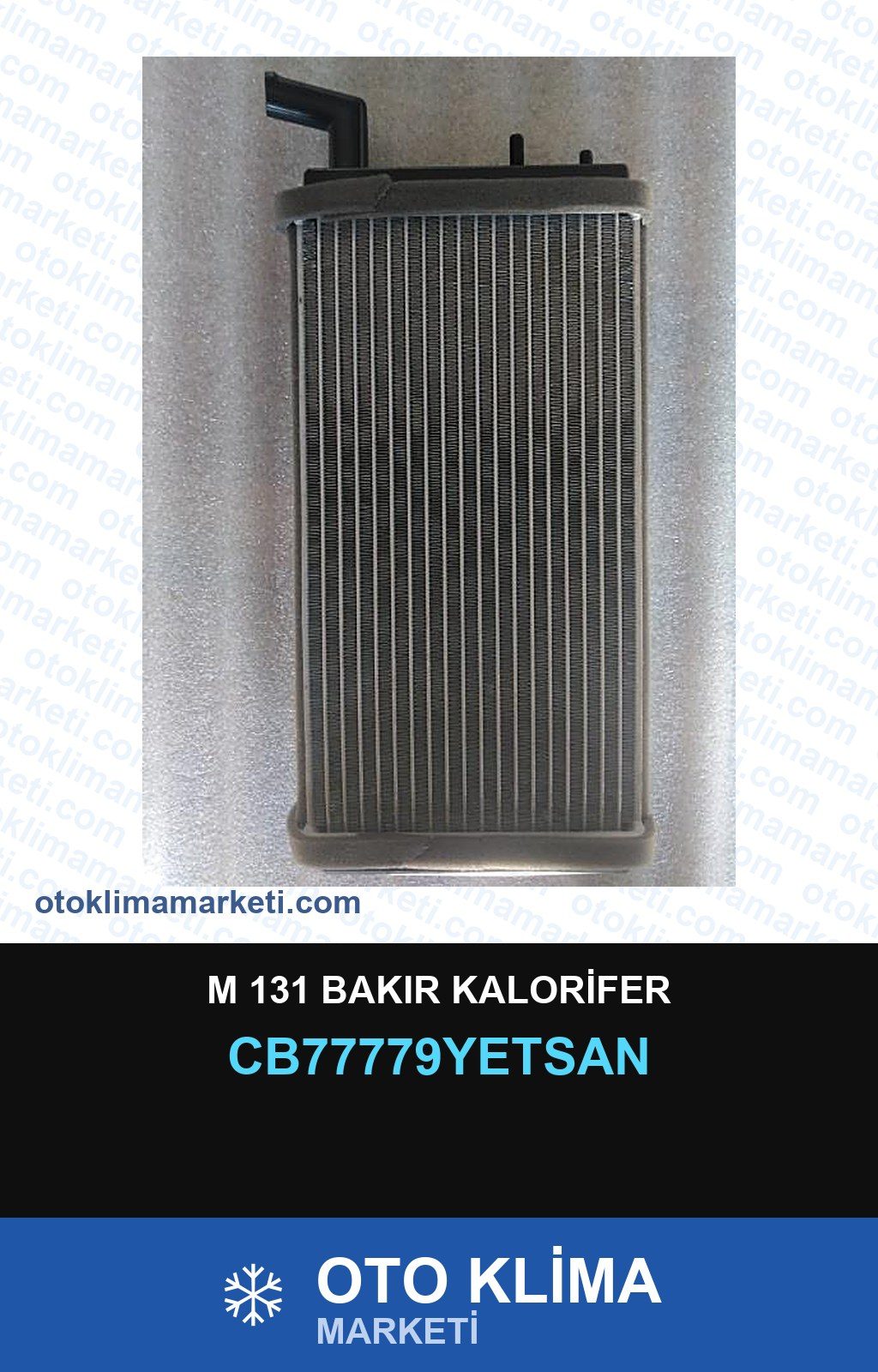 M 131 Bakır Kalorifer — KALORİFER PETEĞİ — YETSAN marka
