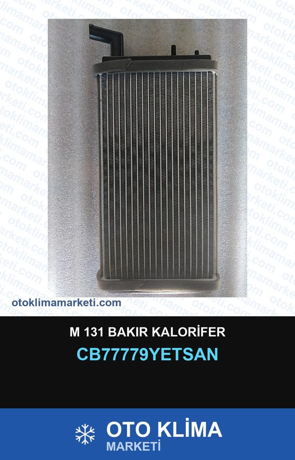 M 131 Bakır Kalorifer — KALORİFER PETEĞİ — YETSAN marka