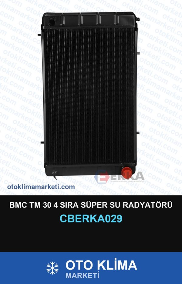 BMC Tm 30 4 Sıra Süper Su Radyatörü — SU RADYATÖRÜ — ERKA marka — Uyumlu: BMC