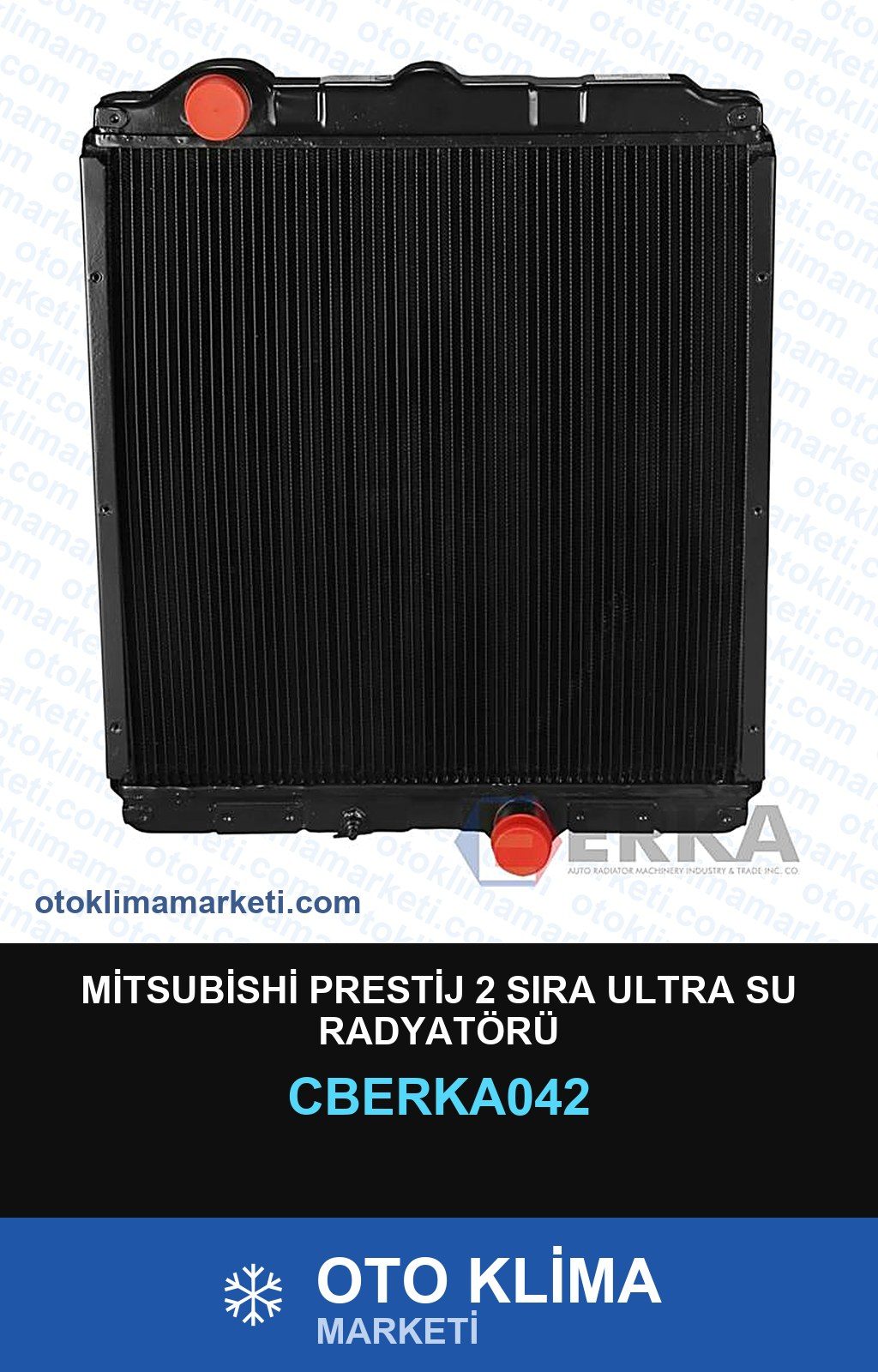 Mitsubishi Prestij 2 Sıra Ultra Su Radyatörü — SU RADYATÖRÜ — ERKA marka — Uyumlu: MITSUBISHI