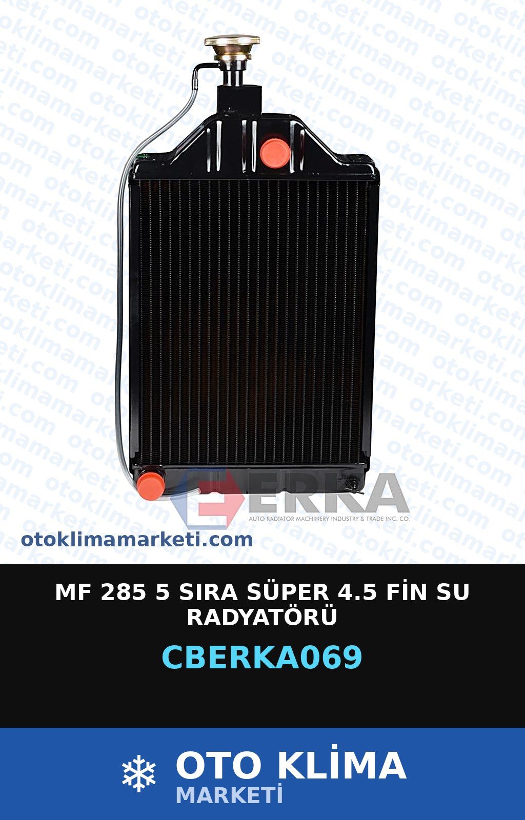 Mf 285 5 Sıra Süper 4.5 Fin Su Radyatörü — SU RADYATÖRÜ — ERKA marka
