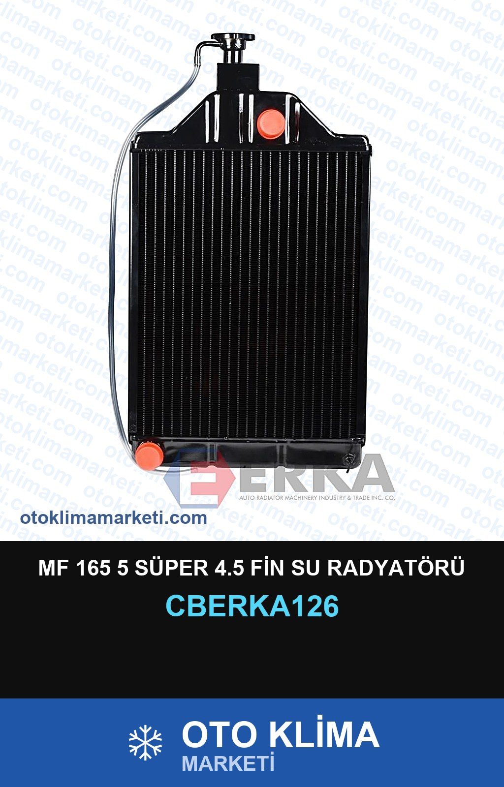 Mf 165 5 Süper 4.5 Fin Su Radyatörü — SU RADYATÖRÜ — ERKA marka