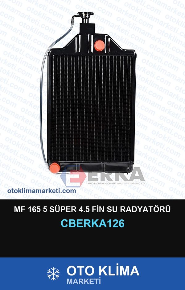 Mf 165 5 Süper 4.5 Fin Su Radyatörü — SU RADYATÖRÜ — ERKA marka