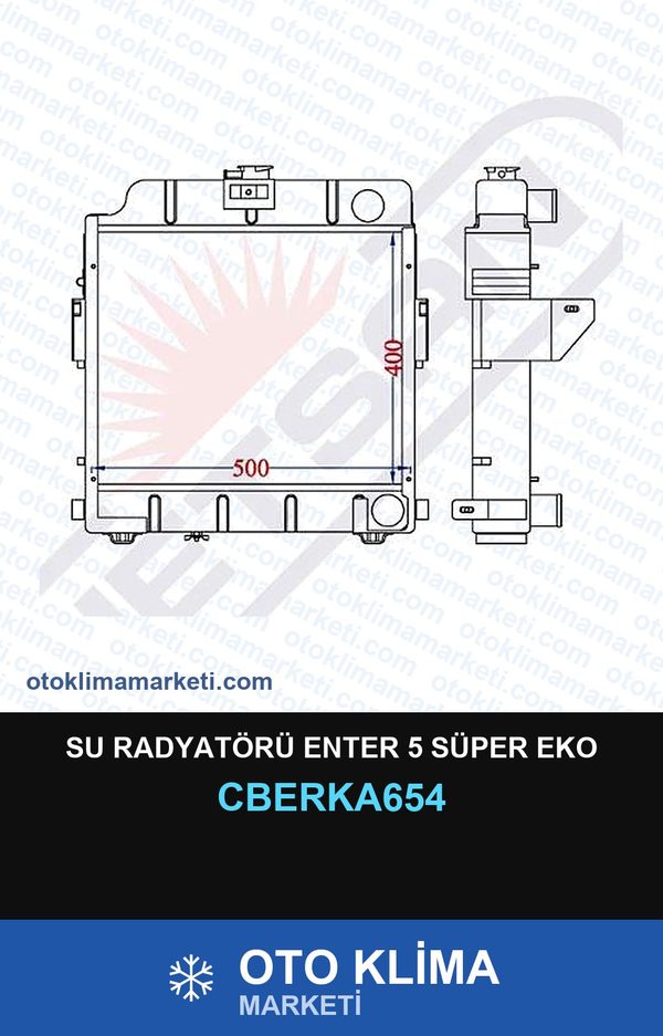 Su Radyatörü Enter 5 Süper Eko — SU RADYATÖRÜ — ERKA marka