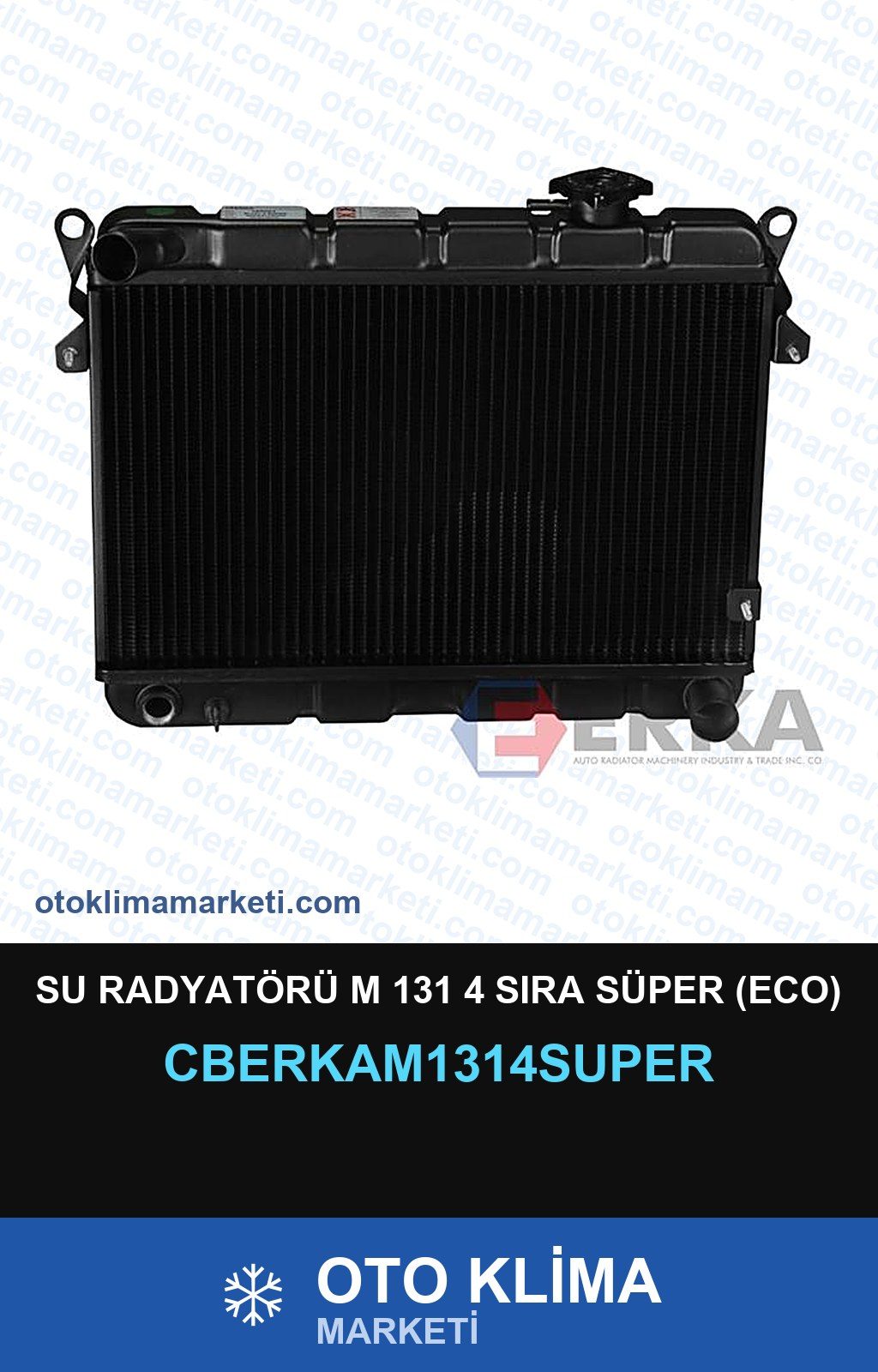 Su Radyatörü M 131 4 Sıra Süper (Eco) — SU RADYATÖRÜ — ERKA marka