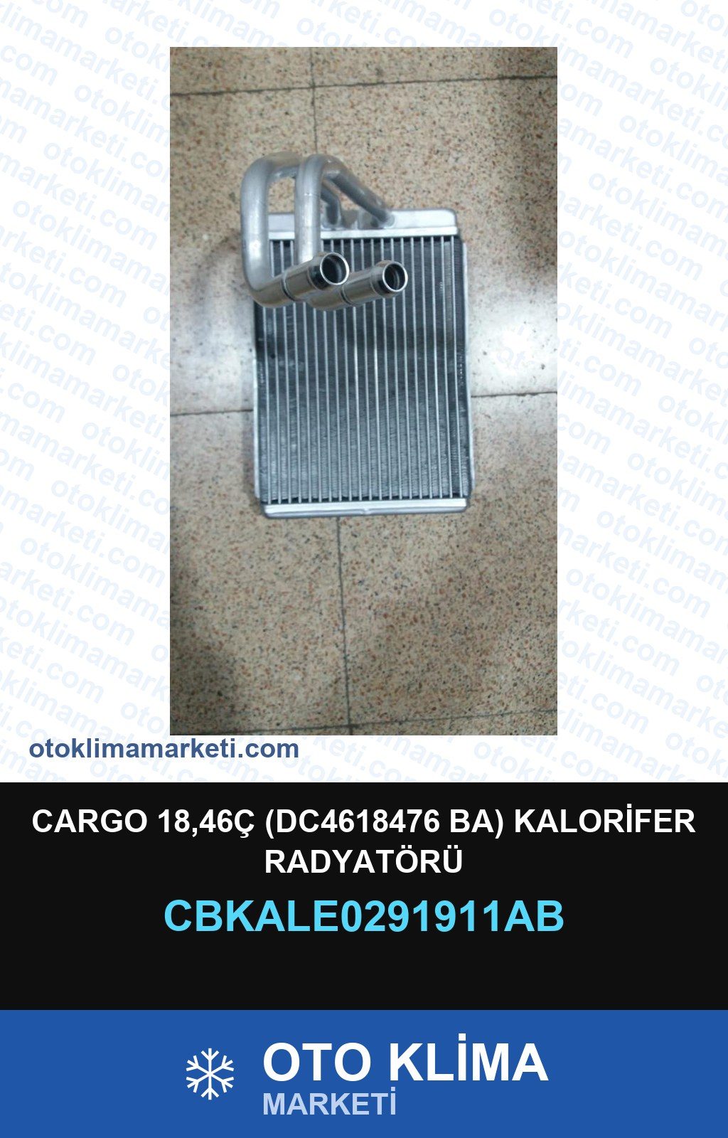 Cargo 18,46Ç (DC4618476 Ba) Kalorifer Radyatörü — KALORİFER PETEĞİ — KALE marka